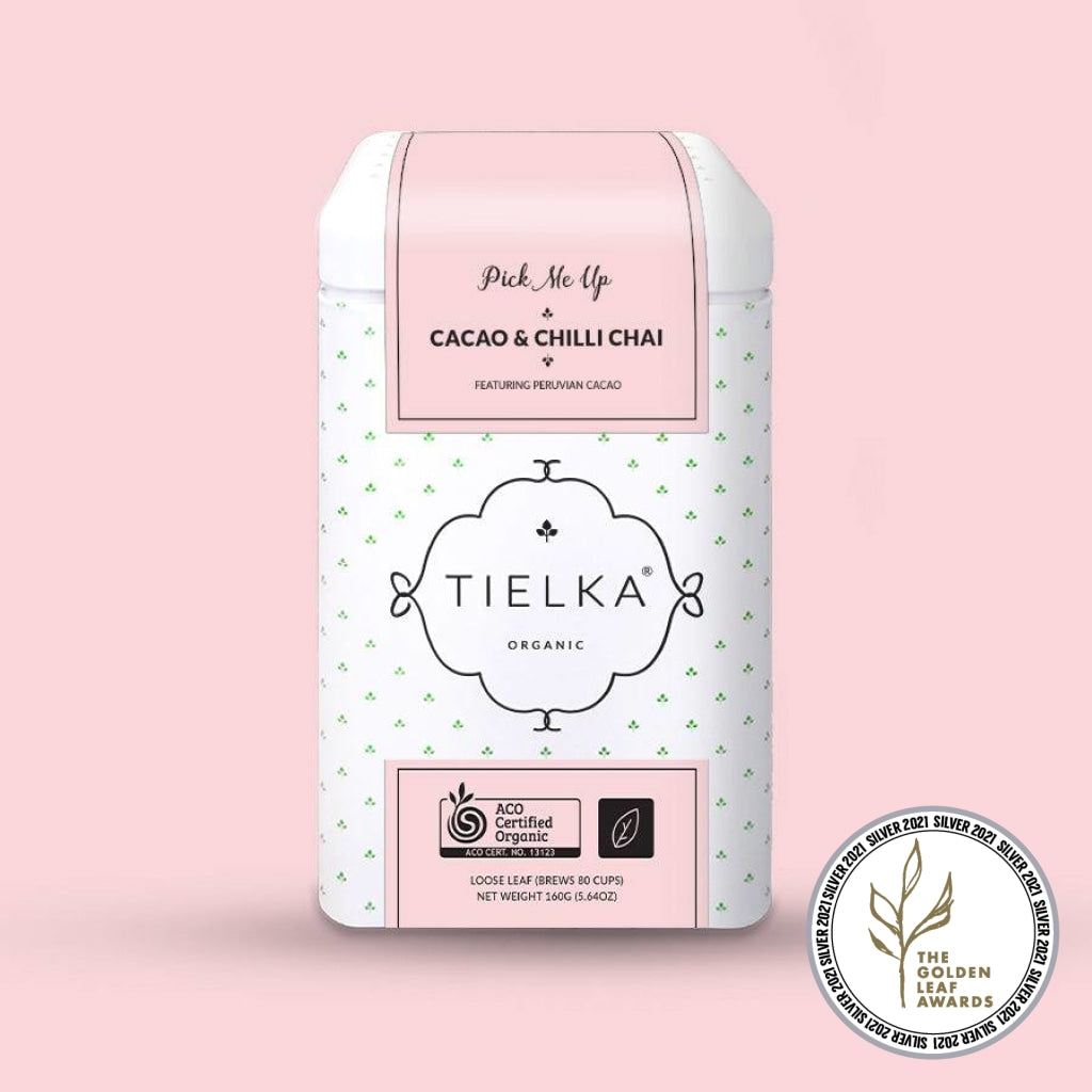 Tielka Organic Tea - Cacao and Chilli Chai - Loose Leaf - Tin