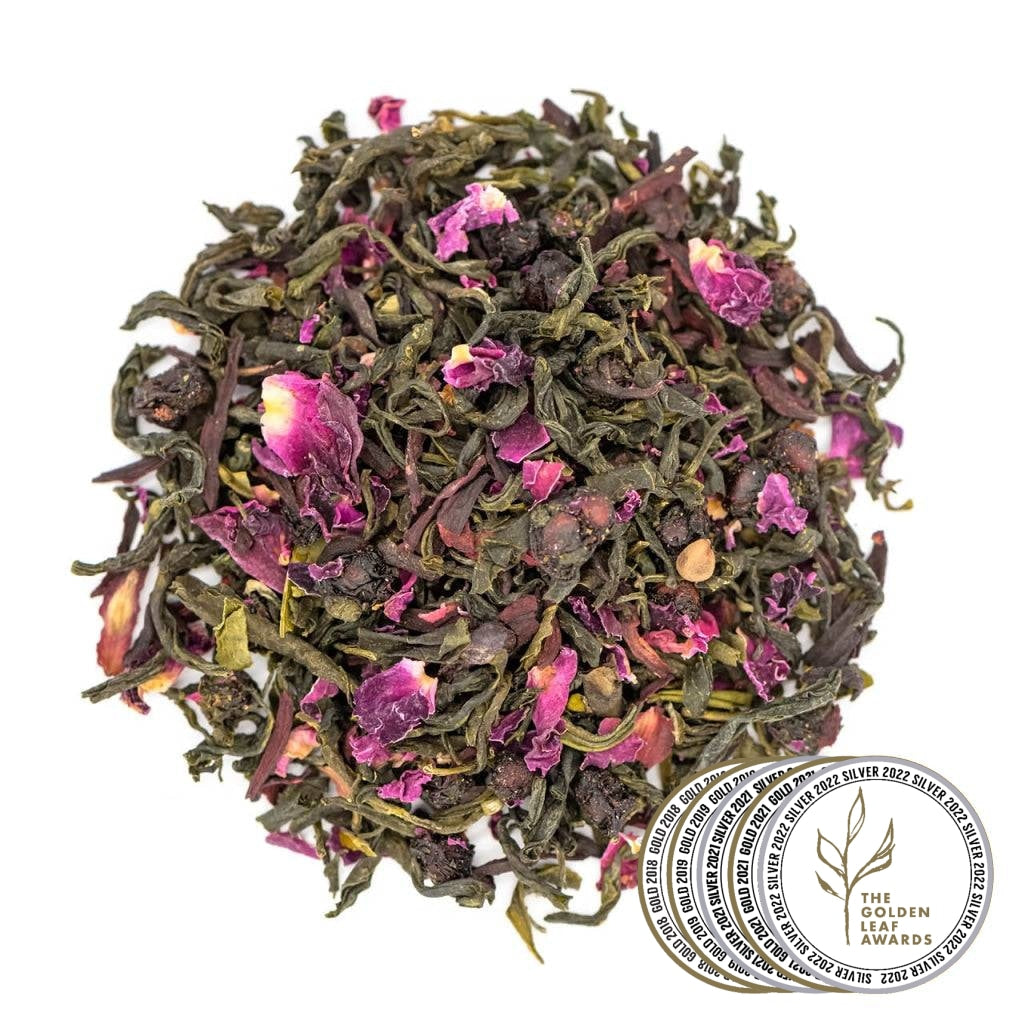 Tielka Organic Tea - Rose Moscato - Loose Leaf - Tin