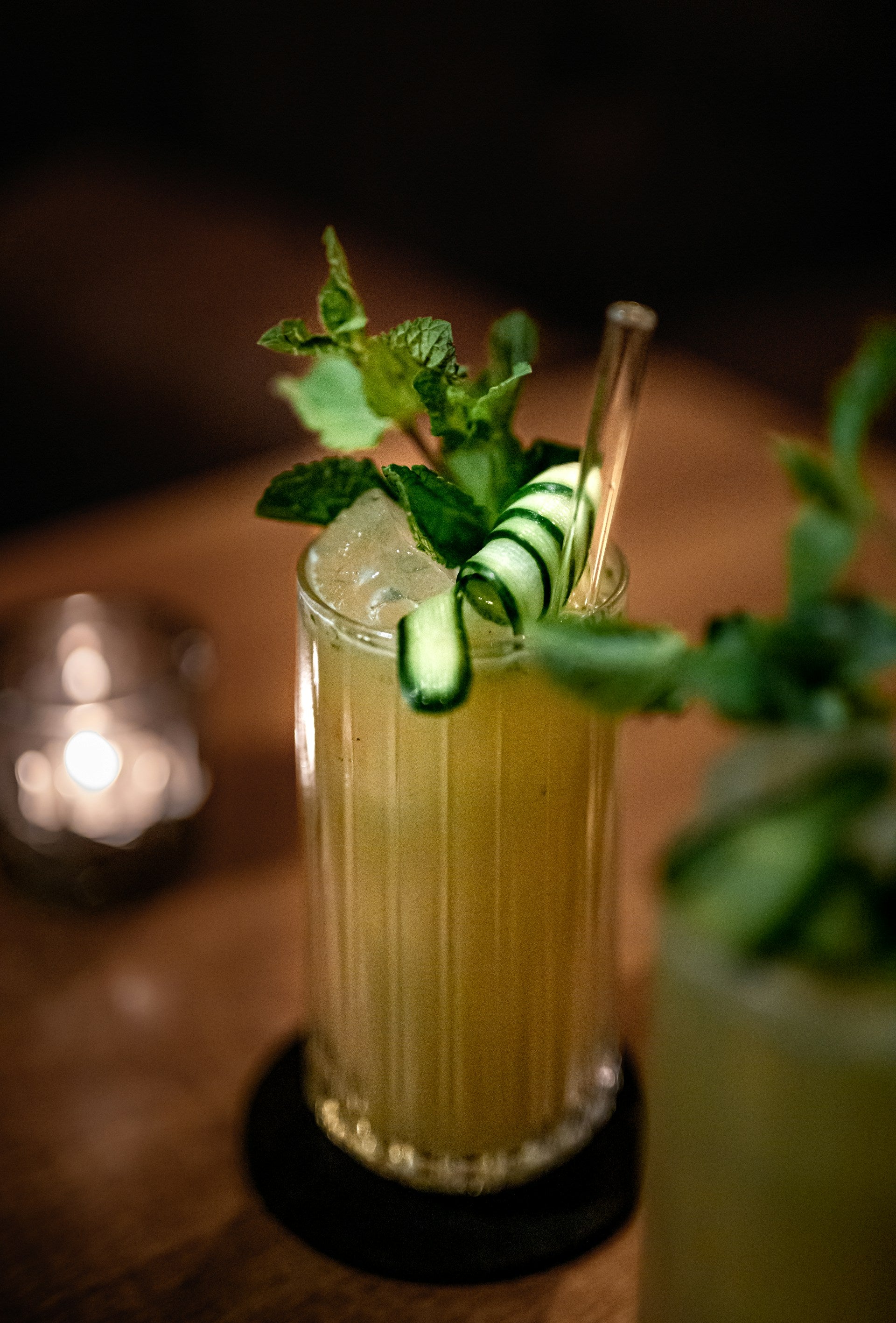 Cucumber Mint Green Iced Tea