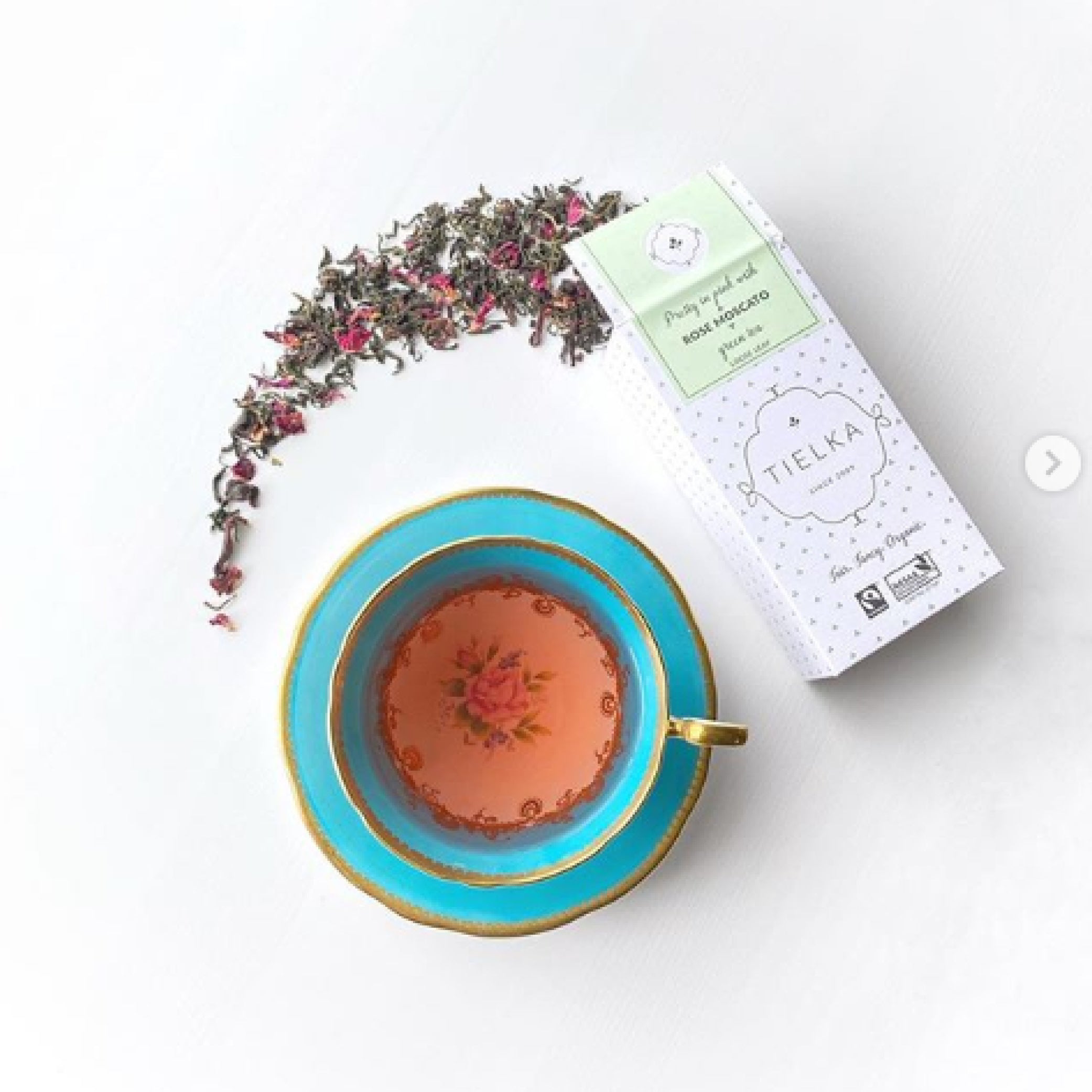 Tea Review by Tea With Jann of Rose Moscato Green Tea