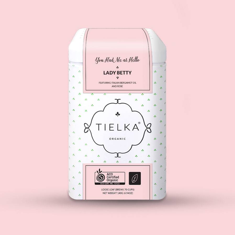 Tielka Organic Tea - Lady Betty - Loose Leaf - Tin (French Earl Grey)