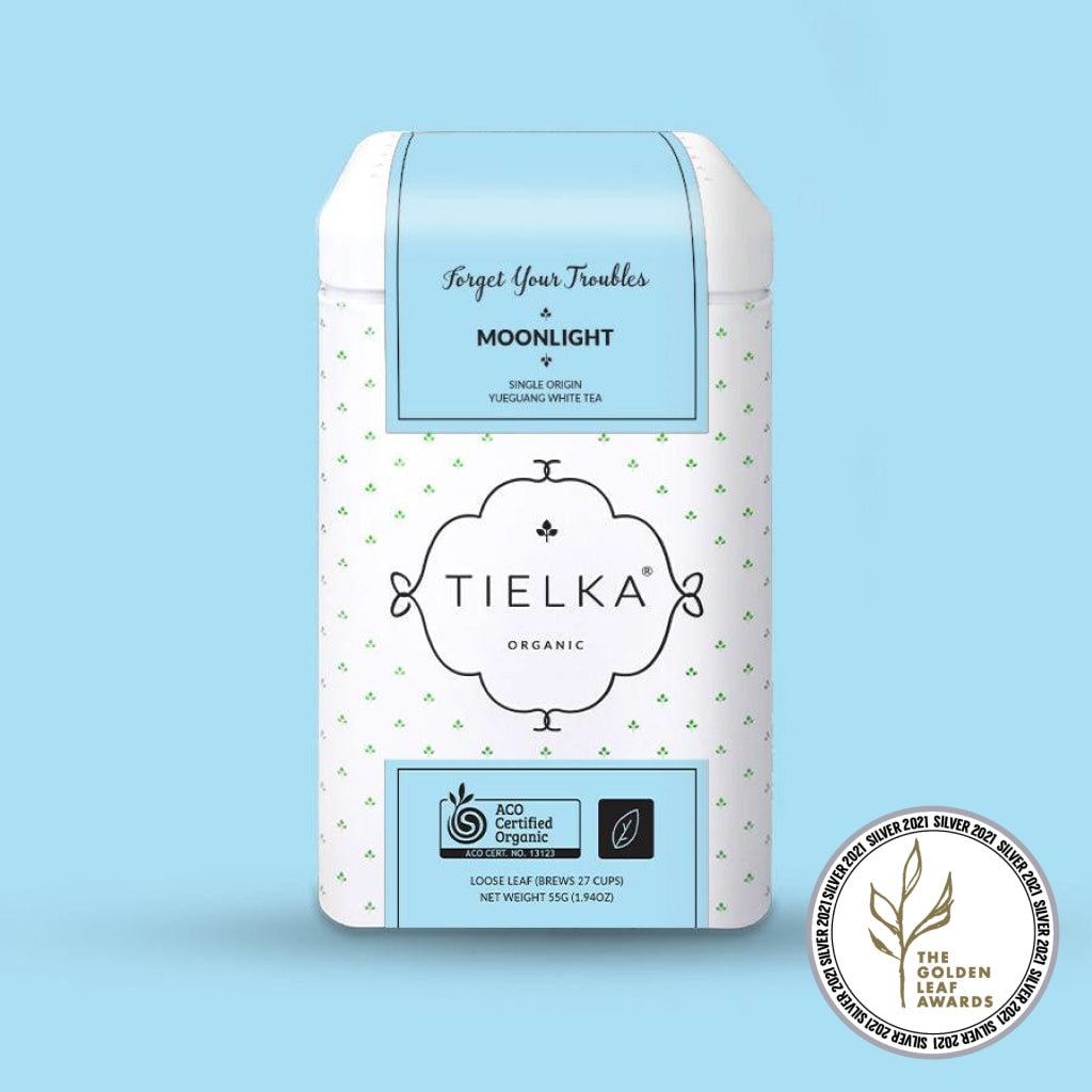 Tielka Organic Tea - Moonlight - Loose Leaf - Tin (White Tea)